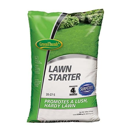 Knox Fertilizer Knox Fertilizer 225493 5000 sq ft. Green Thumb Coverage; 20-27-5 Lawn Starter for New Lawns 225493